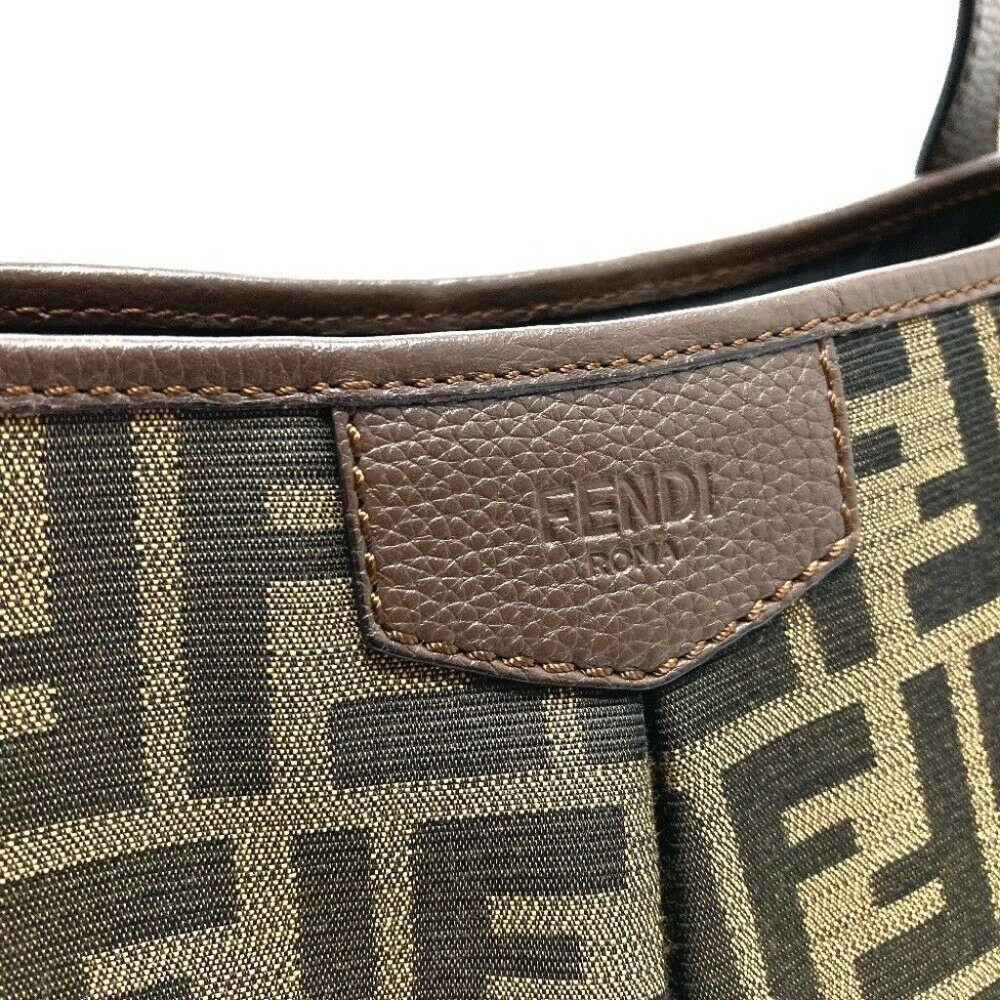 Authentic Fendi 8bh268 Zucca Ff Pattern Shoulder … - image 3